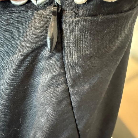 💋 Bohme Elegant Black and White Embroidered Dress - Picture 8 of 9